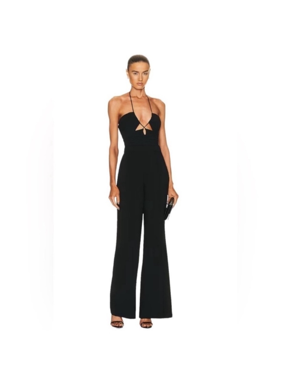 Jonathan Simkhai Gala Plisse Cut Out Jumpsuit